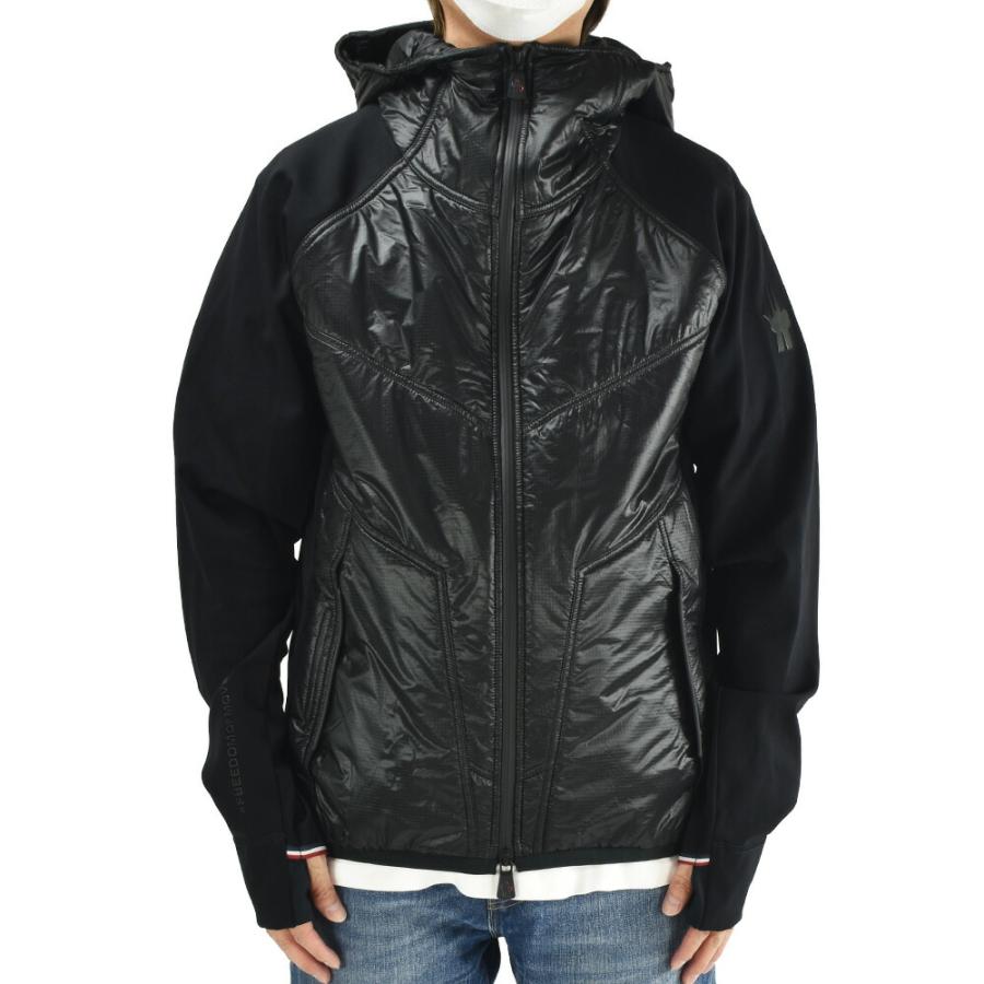 Moncler ナイロンフード付きジャケット MONCLER フード付き ブラックナイロンジャケット 注文 MONCLER 黒