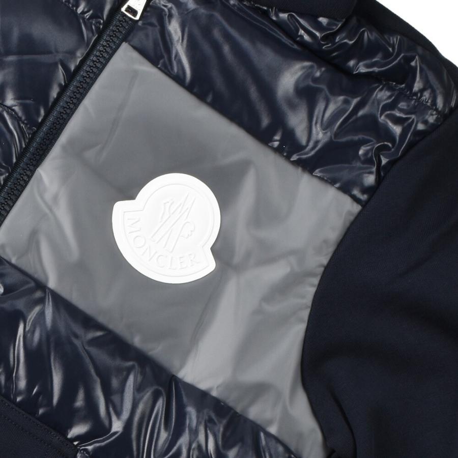 MONCLER モンクレール ジップパーカー ダウン入り ダーク