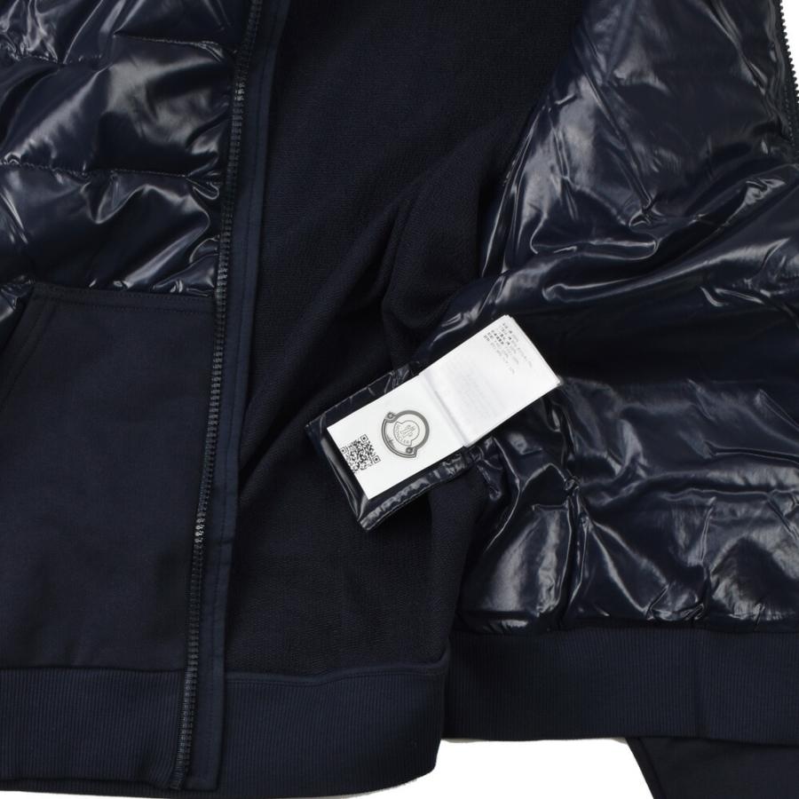 MONCLER モンクレール ジップパーカー ダウン入り ダーク