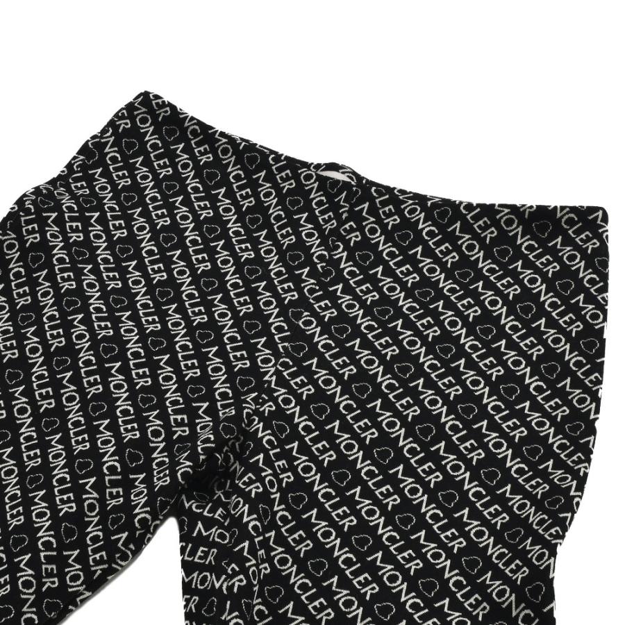【並行輸入品】モンクレール レギンスパンツ レディース ロゴプリント コットン ブラック 黒 LEGGINGS MONCLER 【送料無料】 | MONCLER | 02