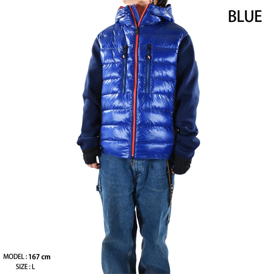 【並行輸入品】モンクレール グルノーブル ダウンジャケット メンズ アウター フード付き ブラック ブルー CARDIGAN TRICOT MONCLERの画像