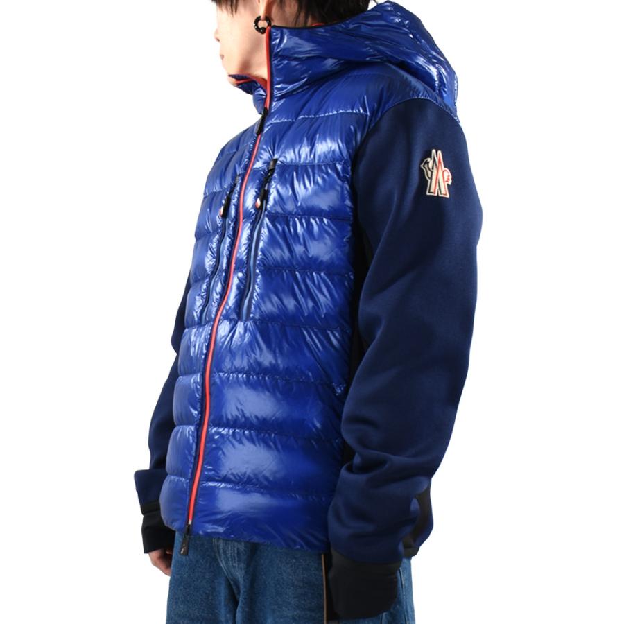 【並行輸入品】モンクレール グルノーブル ダウンジャケット メンズ アウター フード付き ブラック ブルー CARDIGAN TRICOT MONCLERの画像