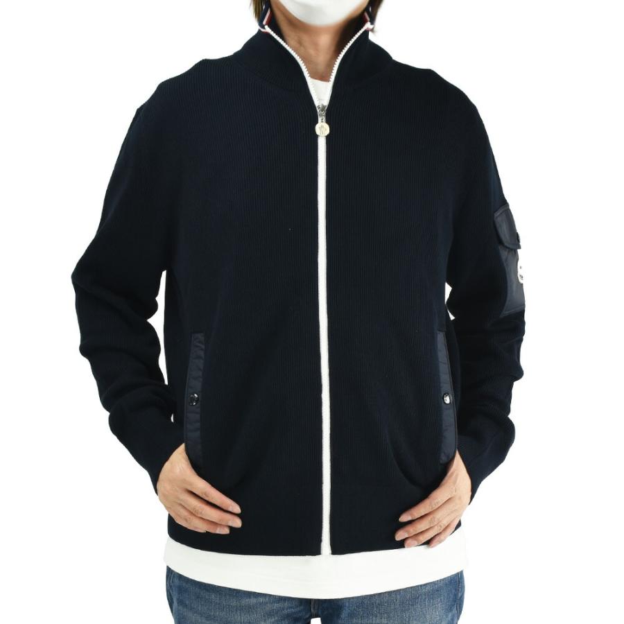 MONCLER - MONCLER モンクレール  ジップアップカーディガン MONCLER モンクレール ダウン カーディガン ブルゾン アウター