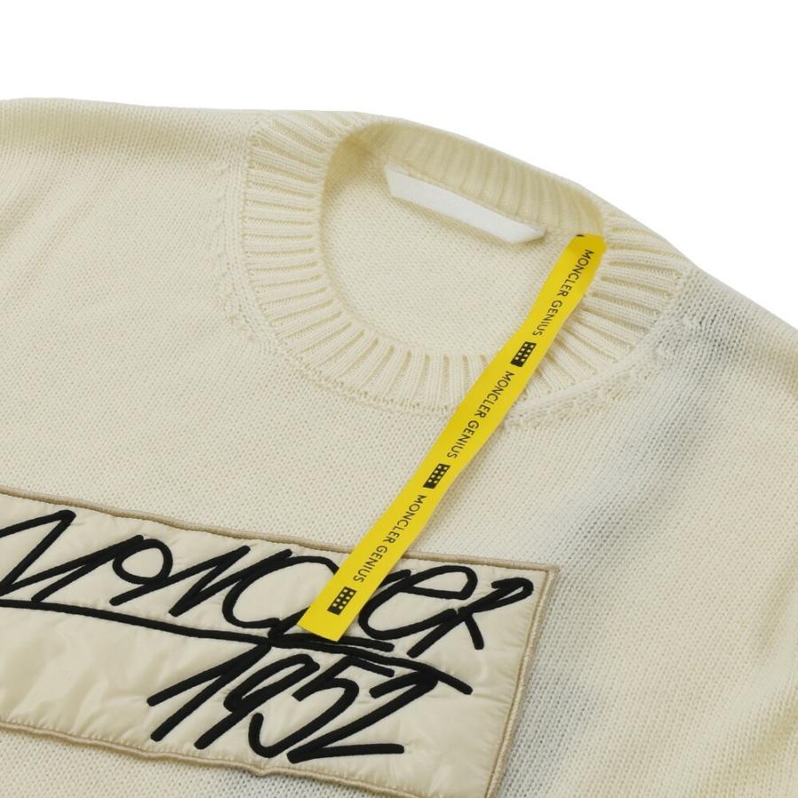 モンクレール GIROCOLLO TRICOT ロゴパッチ クルーネックニット MONCLER（モンクレール） 【並行輸入品】モンクレール ウールセーター