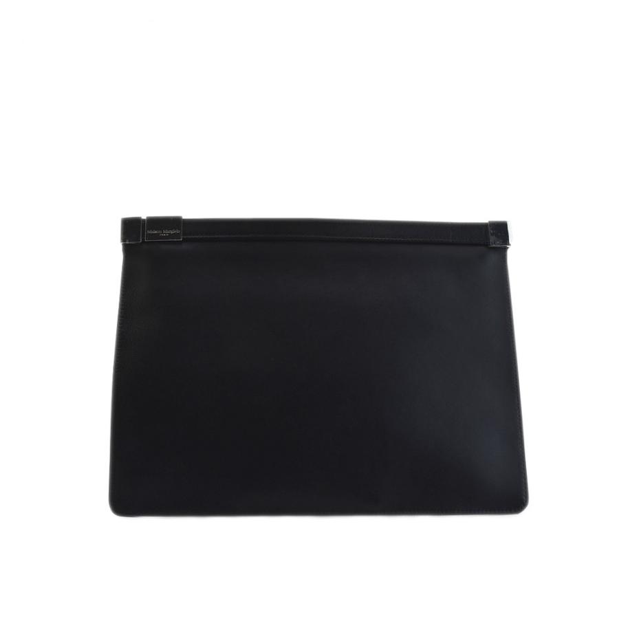 【並行輸入品】メゾンマルジェラ クラッチバッグ ポーチ ブラック 男女兼用 メンズ レディース | Maison Margiela