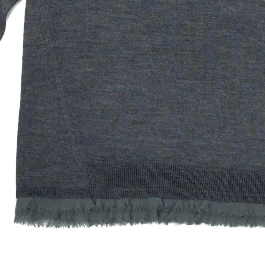 【並行輸入品】メゾンマルジェラ シャツ トップス ウール 長袖 グレー レディース Maison Margielaの画像