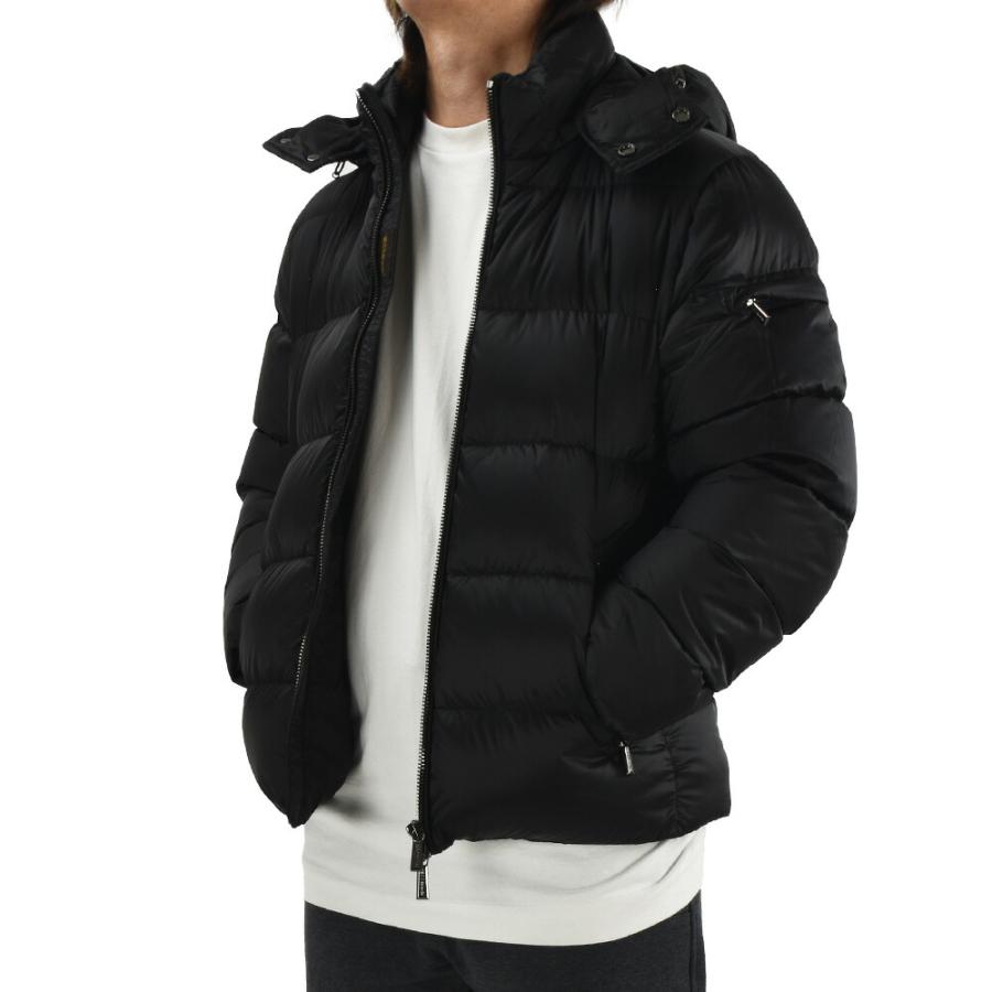 【TOM】MOORER ムーレー メンズブルゾン50 ブラック MOORER（ムーレー） 【並行輸入品】ムーレー ダウンジャケット メンズ