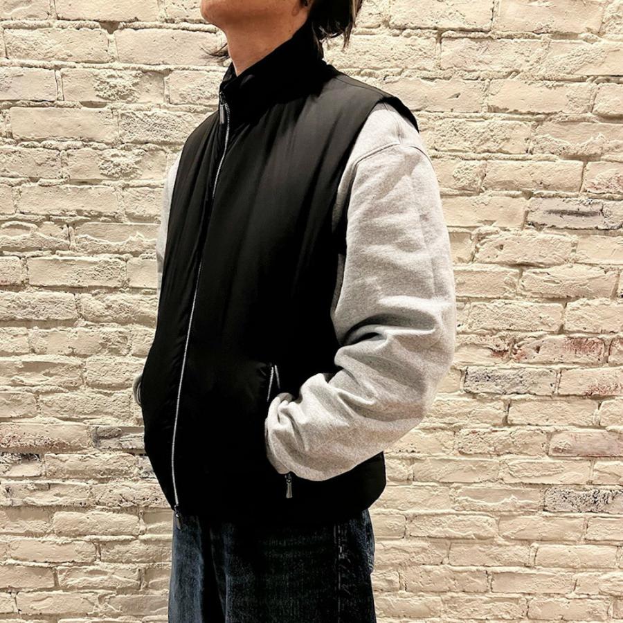 【並行輸入品】ムーレー MooRER ダウンベスト メンズ ジレ ダウンジャケット ダブルジップ ブラック 黒 UROS-SKTの画像