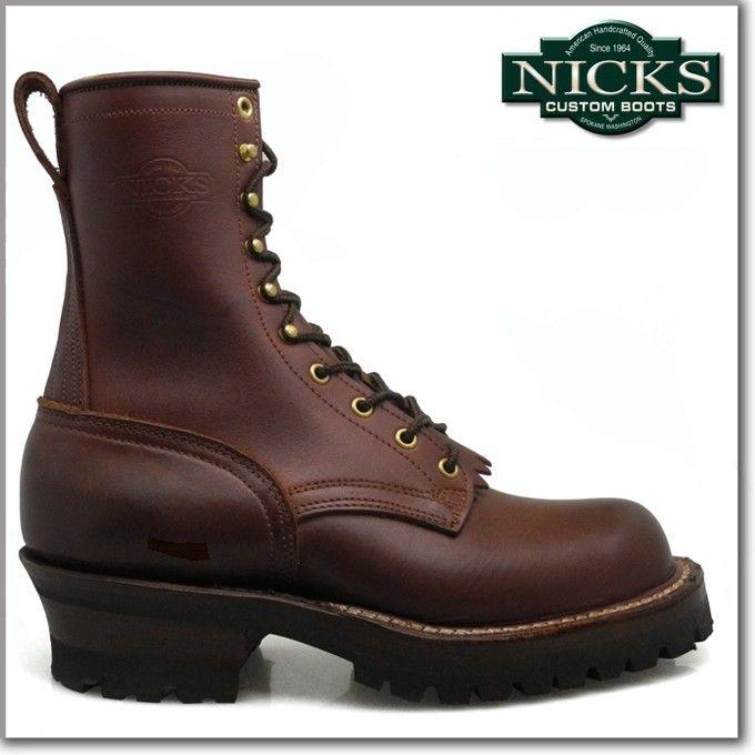 NICKS BOOTS ニックスブーツブラウンスエードUS 8 Eワイズ