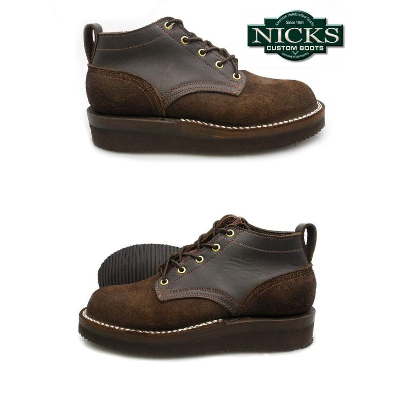 並行輸入品】ニックスブーツ OX OXFORD SMOOTH 4inch オックスフォード