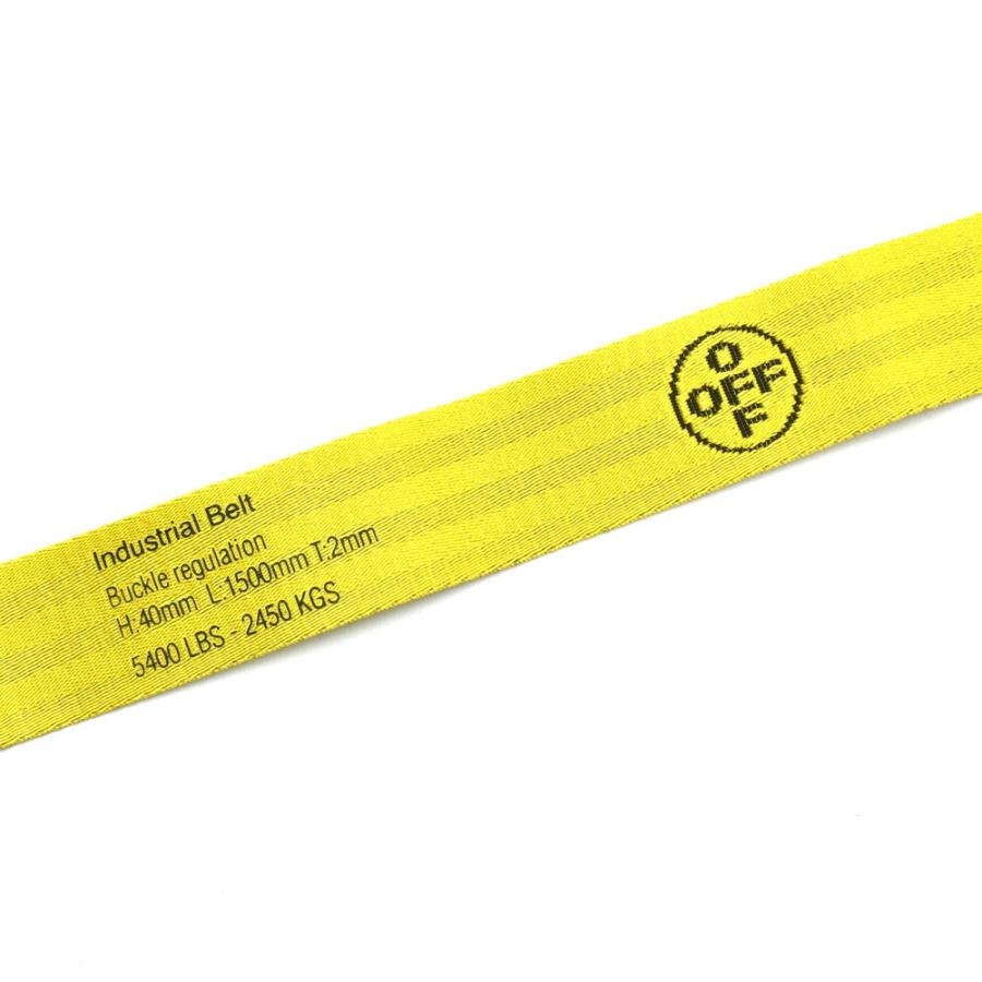 off white オフホワイト インダストリアル ベルト イエロー off white オフホワイト インダストリアル ベルト イエロー