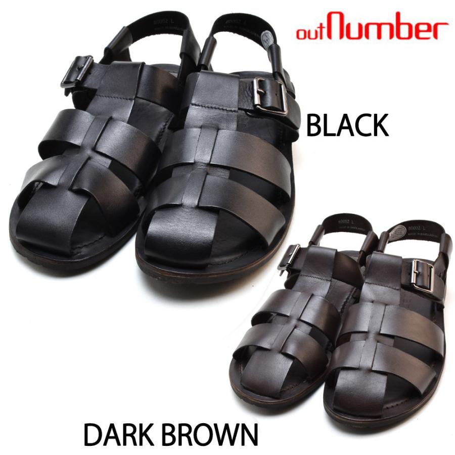 ポイント 15 アウトナンバー 本革 シンプル カジュアル アウトドア 黒 茶 夏 レザーサンダル メンズ Opu Outnumber クラウドシューカンパニーyahoo 店 通販 Yahoo ショッピング