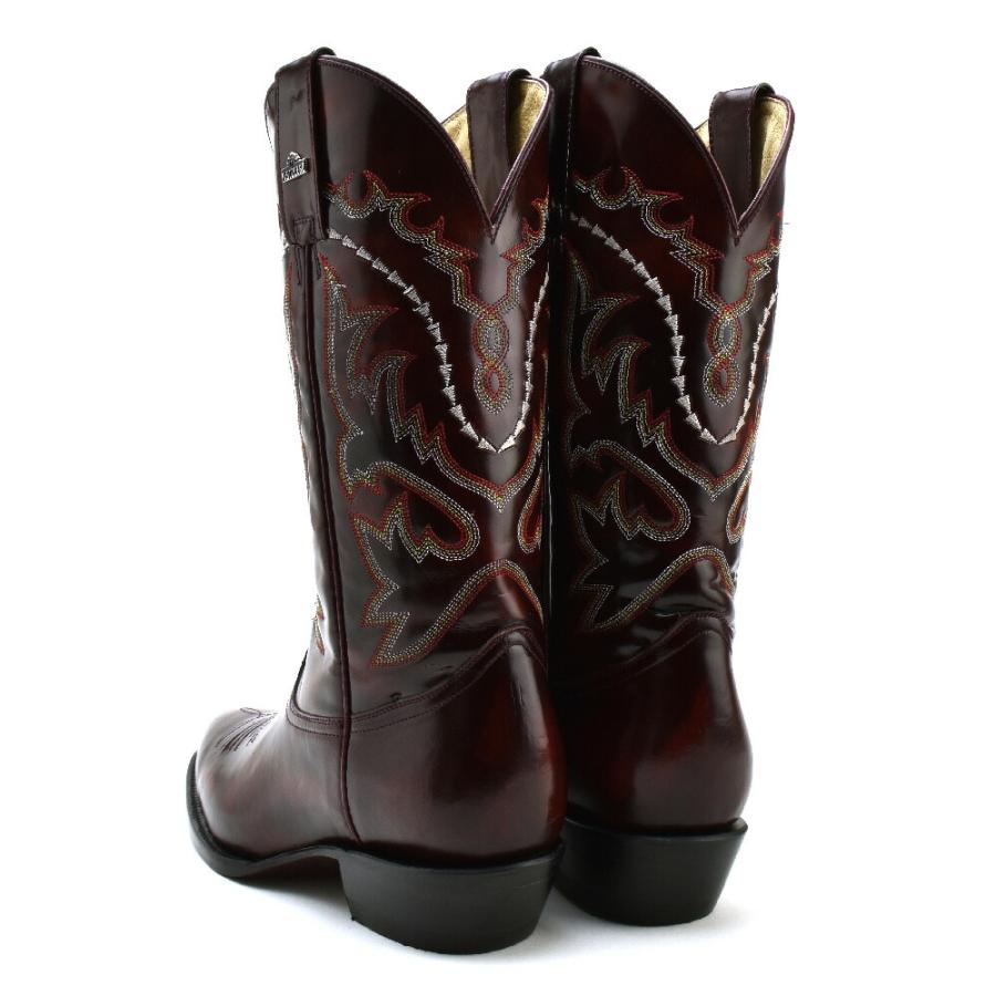 ピストレロ ウエスタンブーツ レディース カウボーイブーツ ロングブーツ レザー 本革 ダークブラウン PISTOLERO 2104 【送料