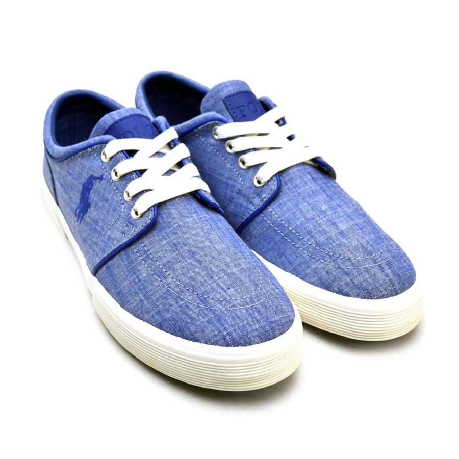 ポロ ラルフローレン ファクソン ロー Faxon Low Faded Blue Blue ブルー 青 メンズ スニーカー Polo クラウドシューカンパニーyahoo 店 通販 Yahoo ショッピング
