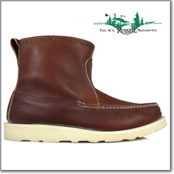 ラッセルモカシン ノックアバウト ネイビー サイズ9 27センチ