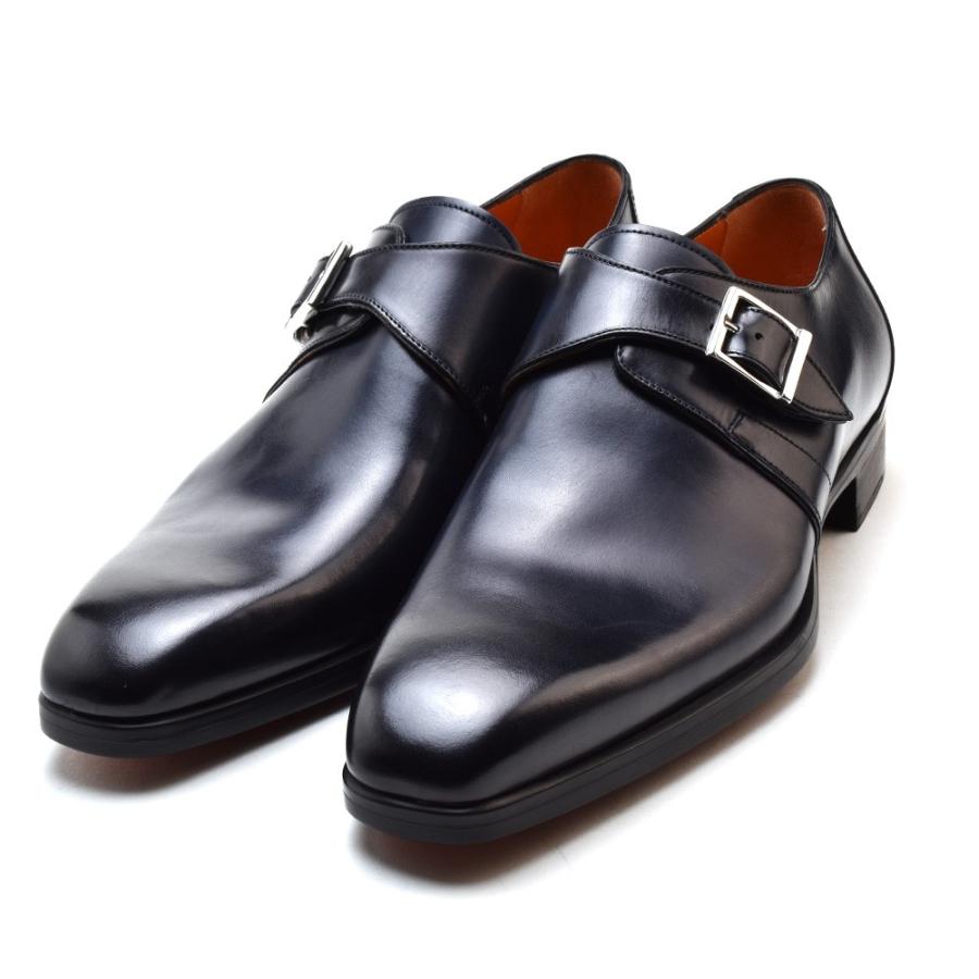 正規限定 SANTONI サントーニ シングルモンクストラップ ドレスシューズ SANTONI（サントーニ） 【並行輸入品】サントーニ 革靴 ビジネス