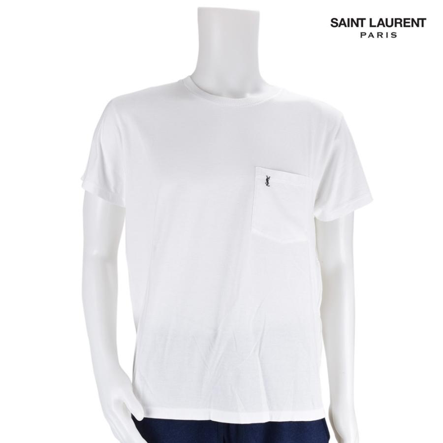 サンローラン Saint Laurent Ysl Y2op1 9000 T Shirt Grey Sagaretxe Net