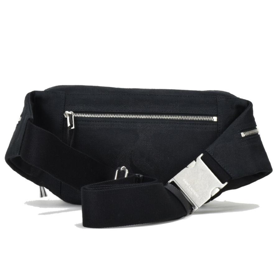 サンローラン パリ ウエストバッグ ボディバッグ ブラック 黒 YSL メンズ Saint Laurent イヴサンローラン