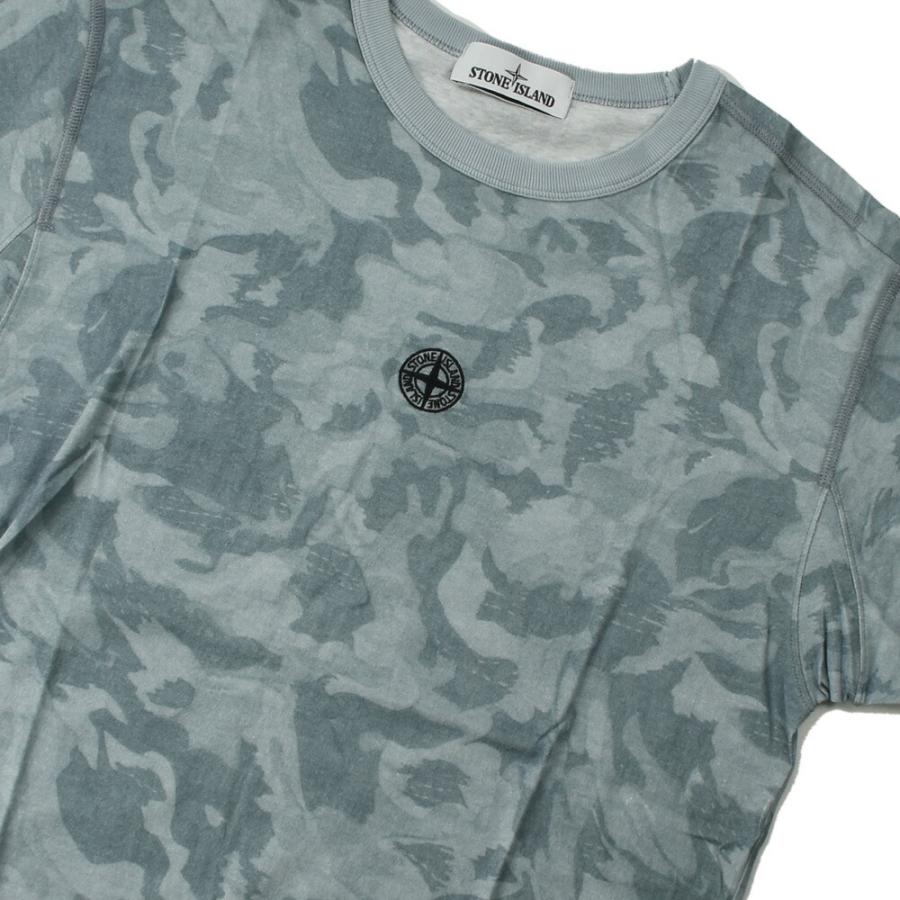 Lサイズ●ストーンアイランド STONE  半袖Tシャツ 総柄 迷彩 Lサイズ○ストーンアイランド STONE ISLAND 半袖Tシャツ 総柄 迷彩