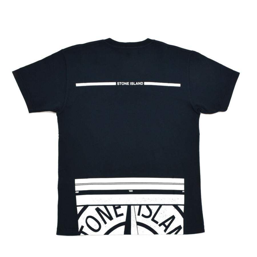 STONE  ストーンアイランド ブラック 半袖Tシャツ S STONE ISLAND（ストーン アイランド） 【並行輸入品】ストーン