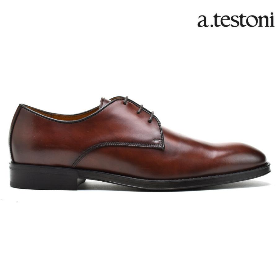 a.testoni アテストーニ　ホールカット　プレーントゥ　革靴　ブラウン a. testoni 【並行輸入品】ア テストーニ ビジネス ドレス 革靴