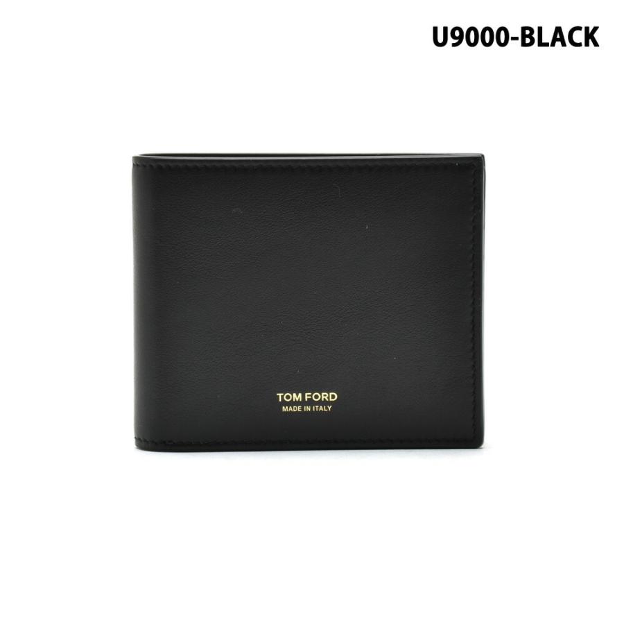 トムフォード 二つ折り財布 ブラウン ブラック 茶 黒 メンズ TOM FORD