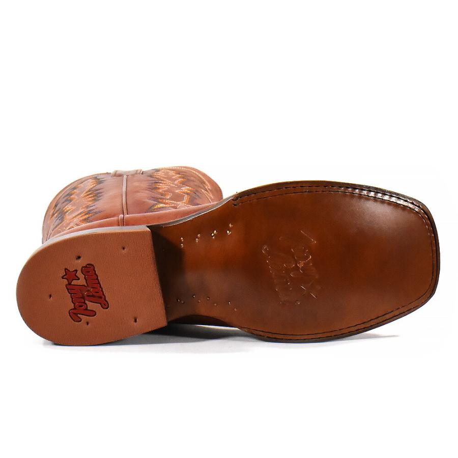 【SALE】【並行輸入品】トニーラマ TONY LAMA ウエスタンブーツ メンズ ロングブーツ 13 インチ Dワイズ ブラウン スクエアトゥ CAMARILLO COGNAC GOATの画像