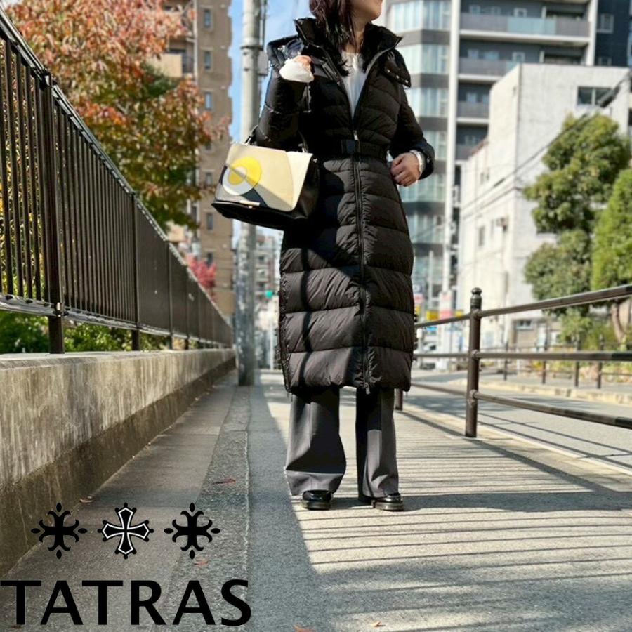 極美品 タトラス ダウンコート エゲリア リバーシブル ブラック レディース M TATRAS（タトラス） ダウンコート 1 ブラック レディース : ZOZOTOWN