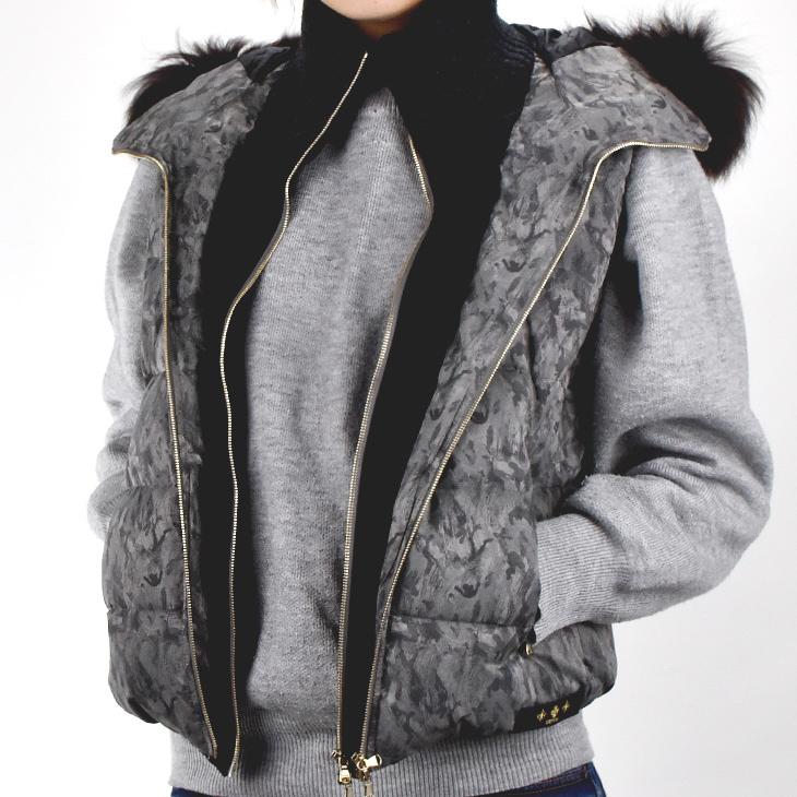 TATRAS タトラス ダウンベスト ジャケット ウール フード グレー M TATRAS タトラス ダウンベスト ジャケット ウール フード グレー M