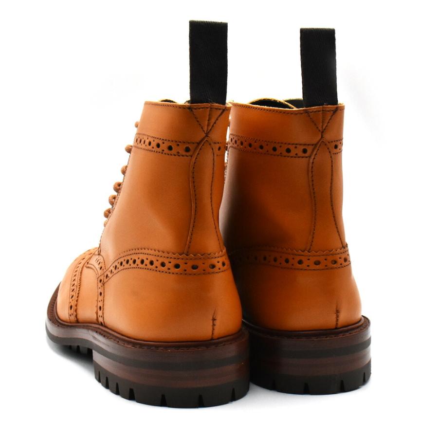 【並行輸入品】トリッカーズ TRICKER'S カントリーブーツ M2508 モールトン メンズ コマンドソール ウィングチップ Acorn Olivvia Classic Brogue Bootsの画像