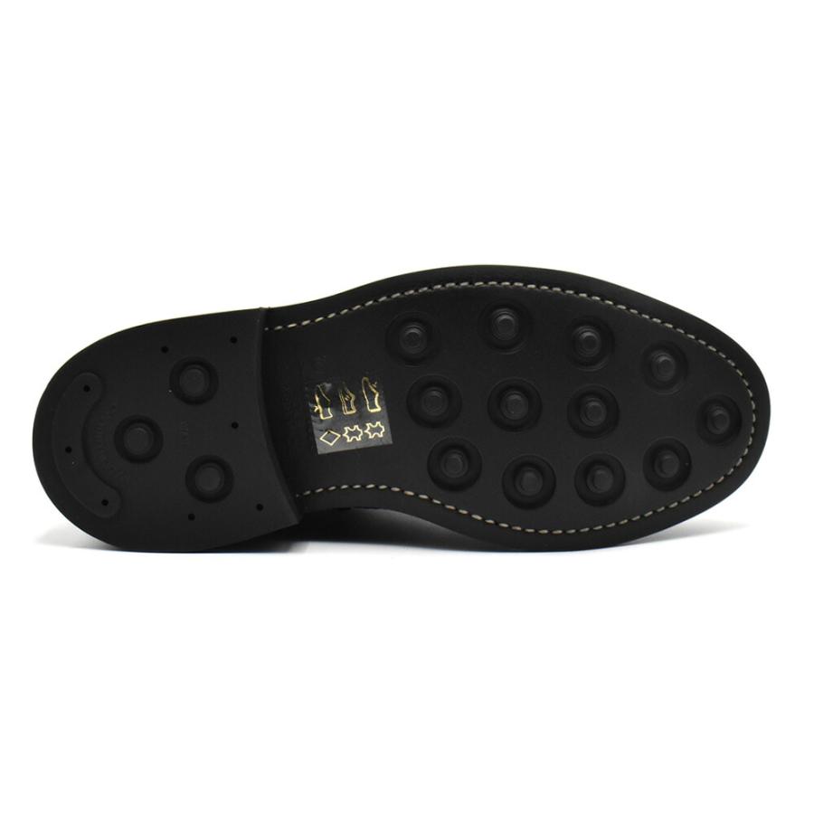 【並行輸入品】トリッカーズ TRICKER'S カントリーブーツ M2508 モールトン メンズ ダイナイトソール ウィングチップ ブラック Black Book binder Brogue Bootsの画像