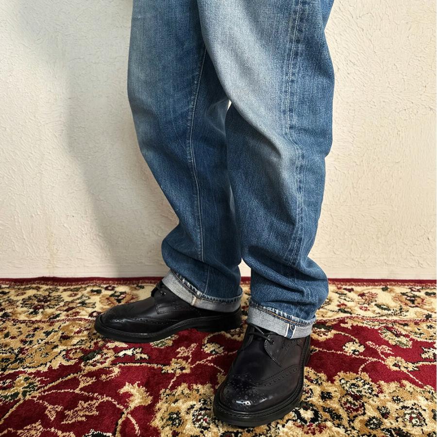 【並行輸入品】トリッカーズ TRICKER'S カントリーブーツ M2508 モールトン メンズ ダイナイトソール ウィングチップ ブラックBLACK MUSEUM BROGUE BOOTSの画像
