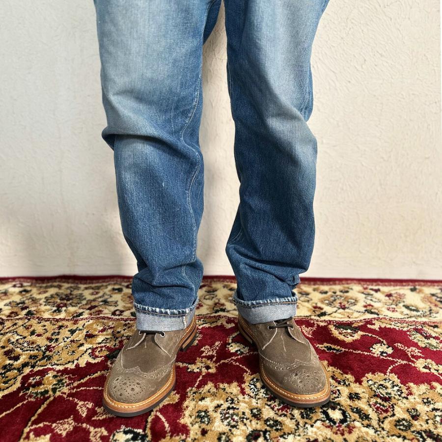 【並行輸入品】トリッカーズ TRICKER'S カントリーブーツ M2508 モールトン メンズ ダイナイトソール ウィングチップ Champagne Waxy Commander Brogue Bootsの画像
