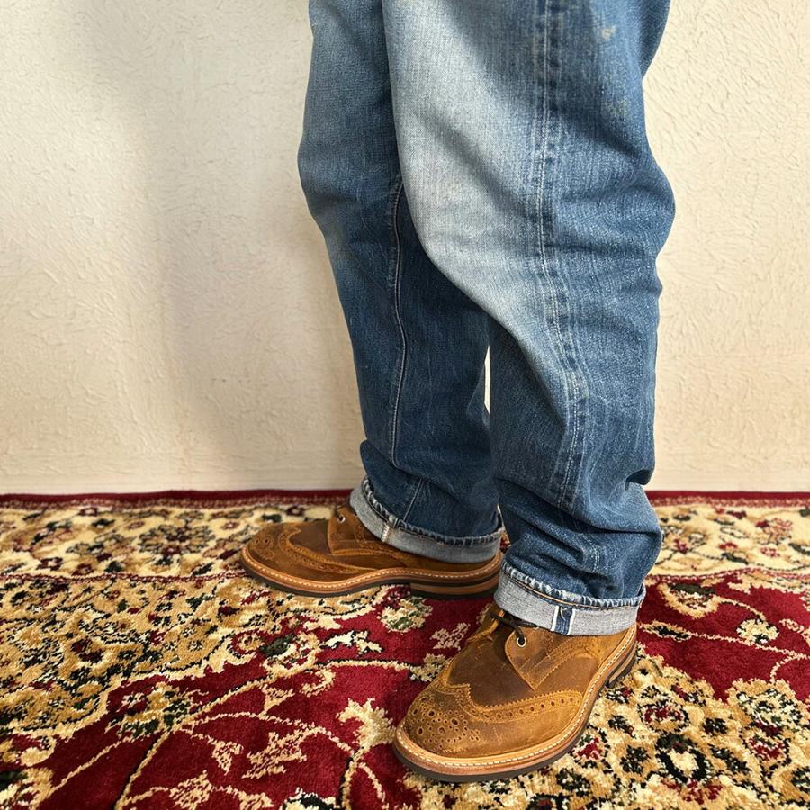 【並行輸入品】トリッカーズ TRICKER'S カントリーブーツ M2508 モールトン メンズ ダイナイトソール ウィングチップ Cuba Waxy Commander Brogue Bootsの画像