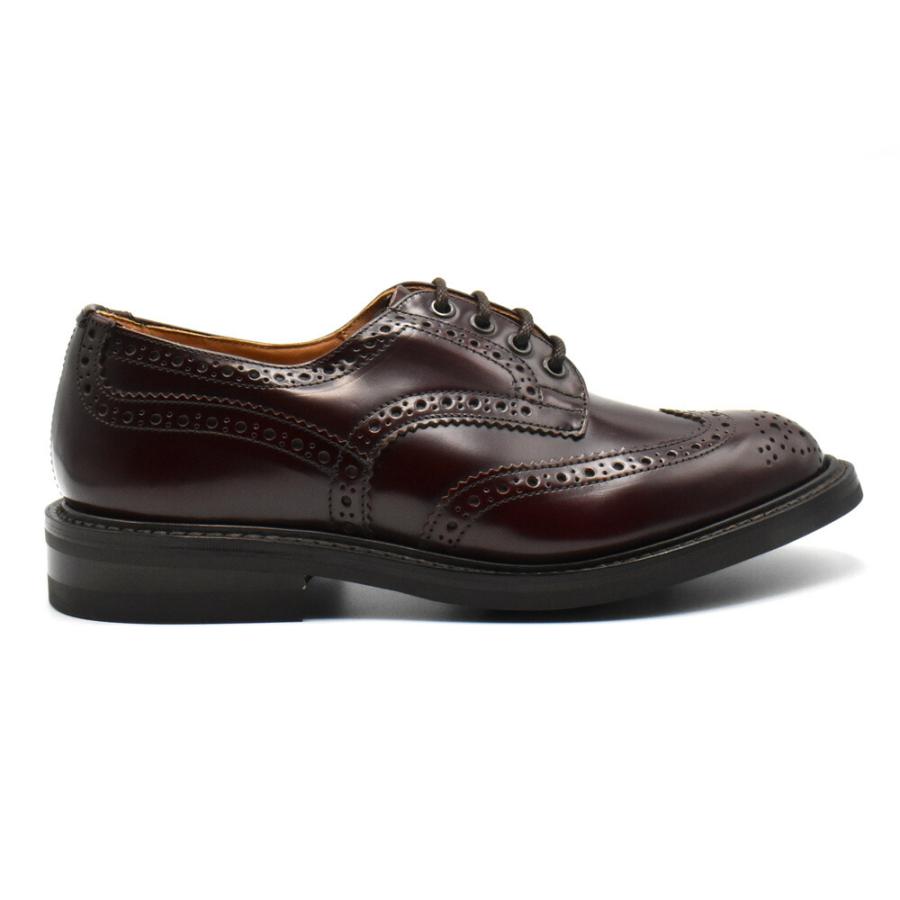 【並行輸入品】トリッカーズ TRICKER'S カントリーブーツ M5633 バートン メンズ ダイナイトソール ウィングチップ BURGUNDY BOOKBINDER DERBY BROGUESの画像