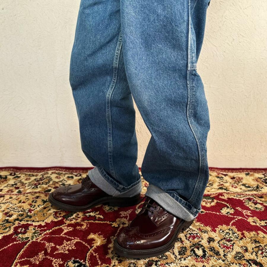 【並行輸入品】トリッカーズ TRICKER'S カントリーブーツ M5633 バートン メンズ ダイナイトソール ウィングチップ BURGUNDY BOOKBINDER DERBY BROGUESの画像
