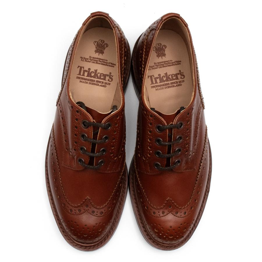 【SALE】【並行輸入品】トリッカーズ バートン メンズ ドレスシューズ マロン 茶 ダイナイトソール 5633 TRICKER'S BOURTONの画像