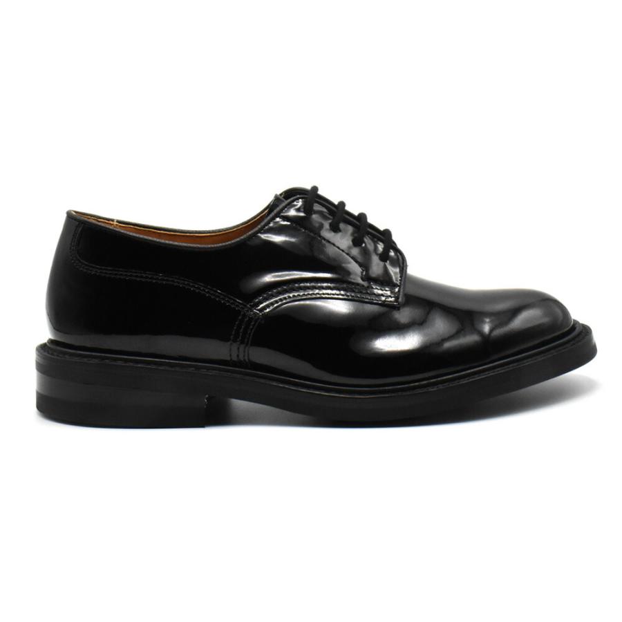 【並行輸入品】トリッカーズ TRICKER'S ドレスシューズ M5636 ウッドストック メンズ ダイナイトソール プレーントゥシューズ BLACK PATENT SUPER SHOESの画像
