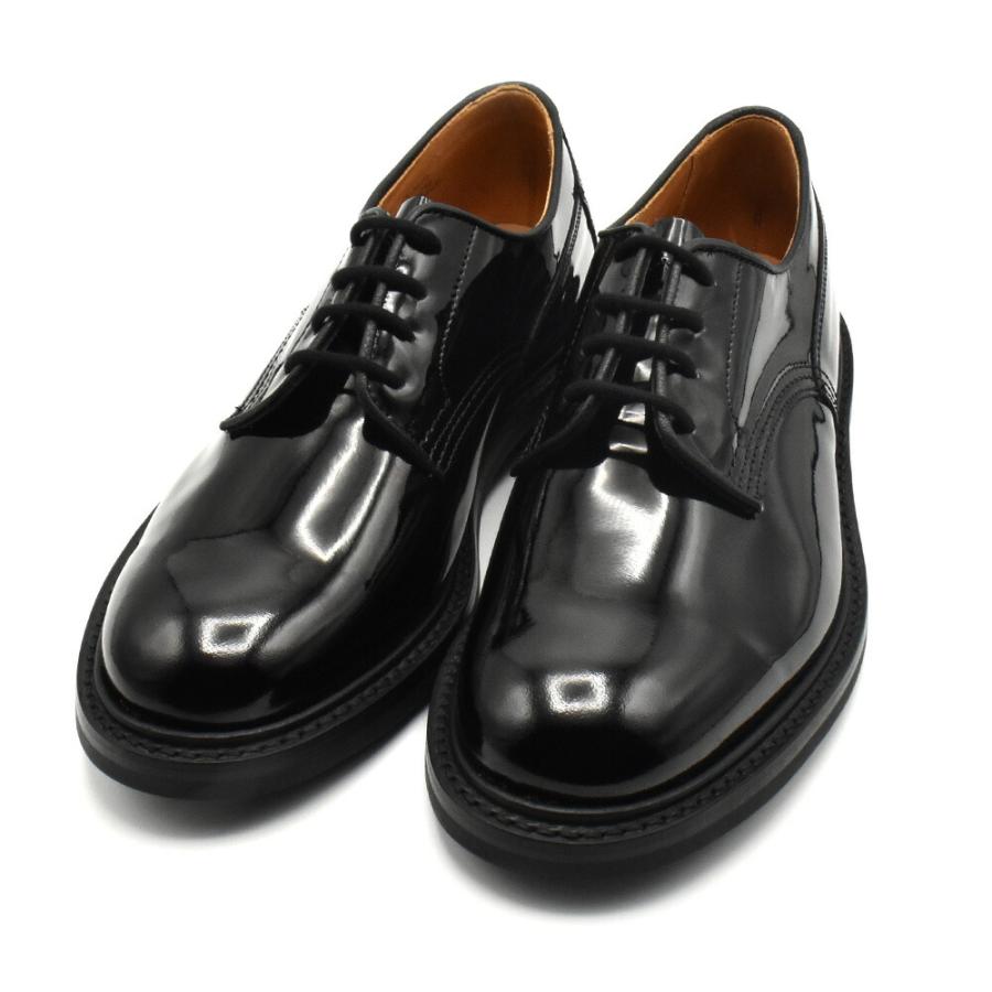 【並行輸入品】トリッカーズ TRICKER'S ドレスシューズ M5636 ウッドストック メンズ ダイナイトソール プレーントゥシューズ BLACK PATENT SUPER SHOESの画像