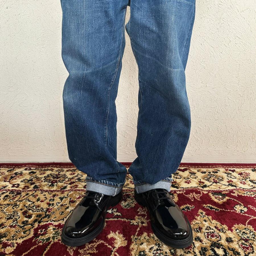 【並行輸入品】トリッカーズ TRICKER'S ドレスシューズ M5636 ウッドストック メンズ ダイナイトソール プレーントゥシューズ BLACK PATENT SUPER SHOESの画像