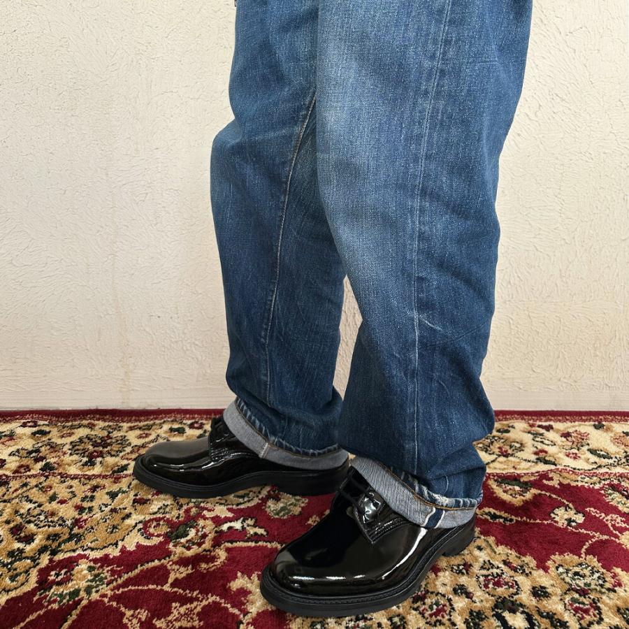 【並行輸入品】トリッカーズ TRICKER'S ドレスシューズ M5636 ウッドストック メンズ ダイナイトソール プレーントゥシューズ BLACK PATENT SUPER SHOESの画像