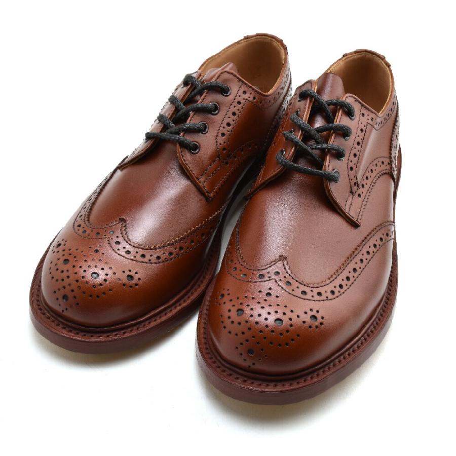 トリッカーズ アン レディース カントリーシューズ ウイングチップ ダブルレザーソール マロン TRICKER'S ANNE L5679 MARRON  ANTIQUE【送料無料】