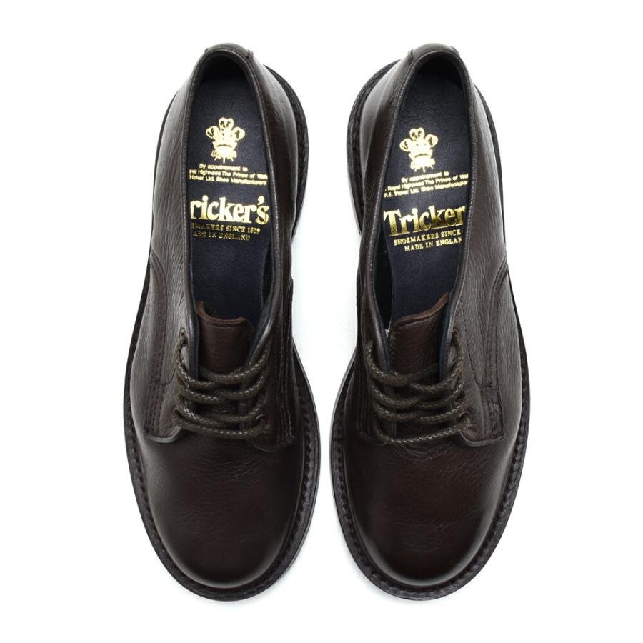 トリッカーズ リンダ カントリー レディース ドレスシューズ プレーントゥ ダークブラウン 茶 TRICKER'S LINDA PLAIN DERBY SHOE【送料無料】｜cloudshoe｜05