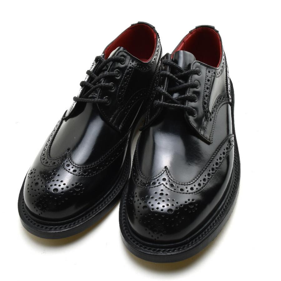 トリッカーズ バートン レディース ウイングチップ ブックバインダー シューズ ブラック 黒 TRICKER'S L5679 BOOK BINDER DERBY BROGUES【送料無料】｜cloudshoe｜02