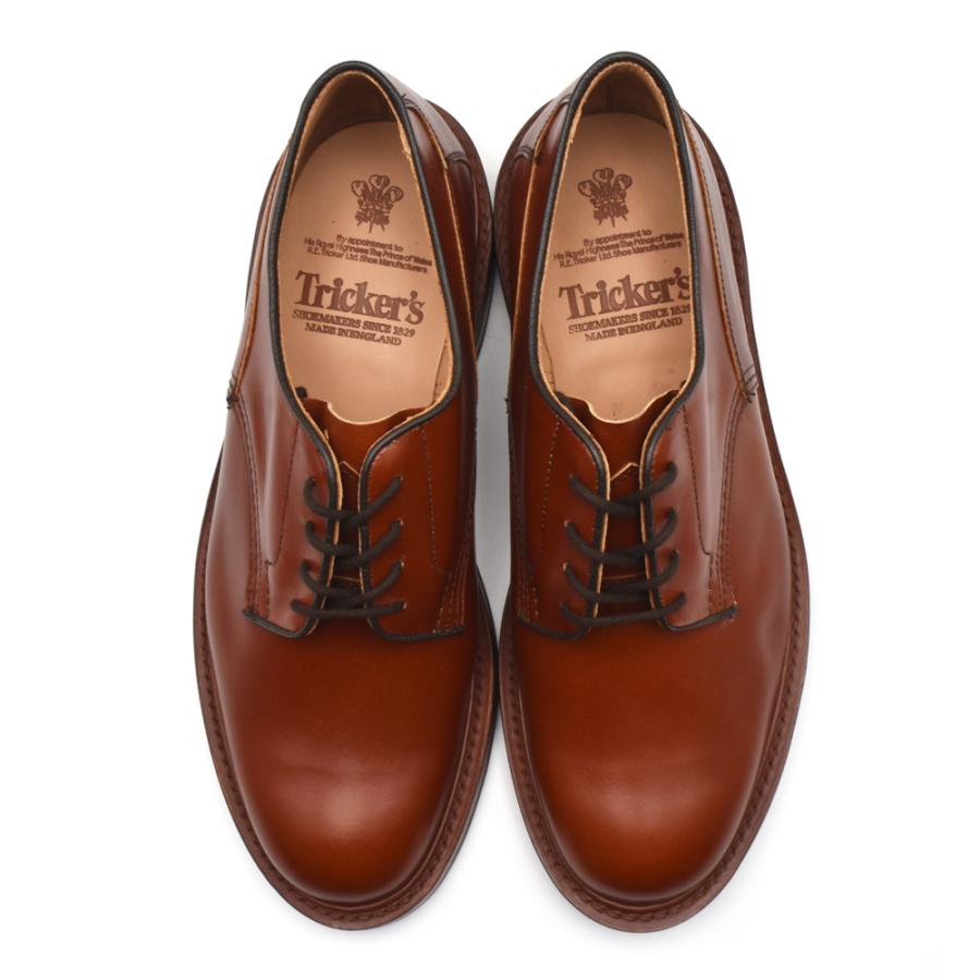 【並行輸入品】トリッカーズ TRICKER'S 5636 マロン プレーントゥシューズ ウッドストック ダイナイトソール 【送料無料】の画像