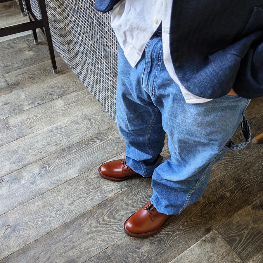 【並行輸入品】トリッカーズ TRICKER'S 5636 マロン プレーントゥシューズ ウッドストック ダイナイトソール 【送料無料】の画像