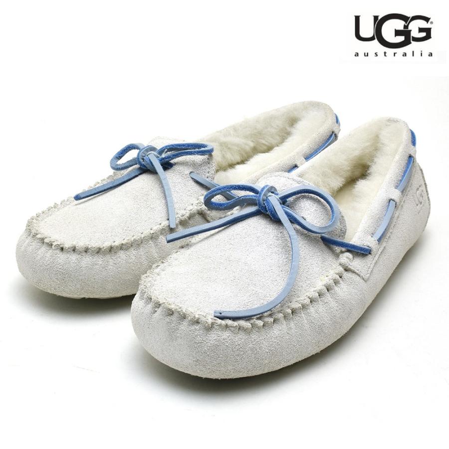 【並行輸入品】アグ オーストラリア dakota ダコタ ムートン 1003546 ホワイト シルバー フラットシューズ レディース | UGG Australia