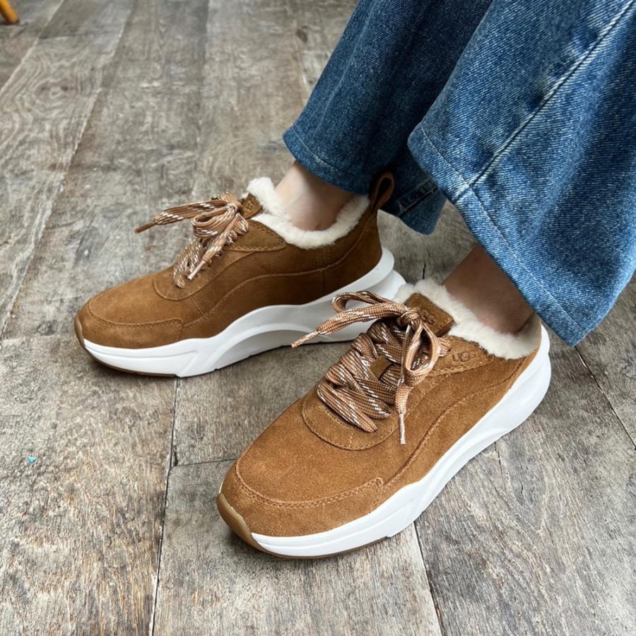 UGG ブラウン スニーカー 厚底 UGG（アグ） 【SALE】【並行輸入品】アグ グライド ヘリテージ
