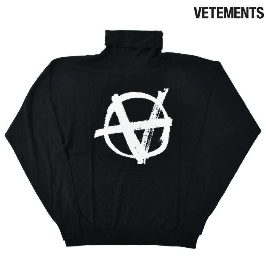 並行輸入品】ヴェトモン ニットセーター タートルネック アナーキー