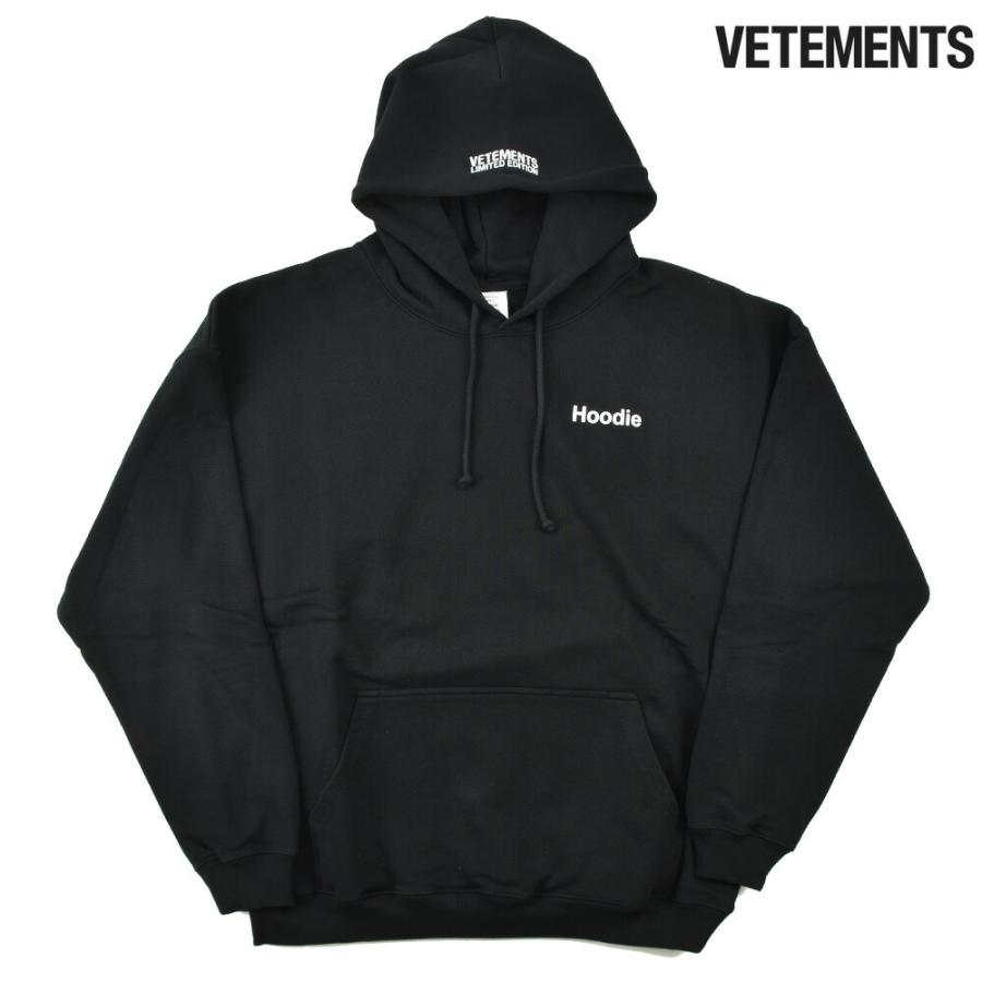 並行輸入品】ヴェトモン プルオーバーパーカー フーディー バック
